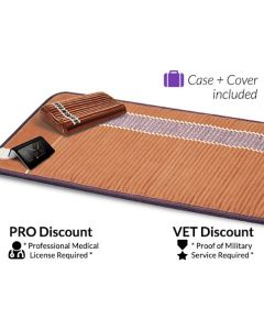 Infrared Therapy Amethyst Bio-Mat Professional + Amethyst Pillow – $100 discounted for the Veteran